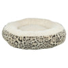 Trixie Hondenmand Leo Soft Rond Pluche Creme / Panterprint